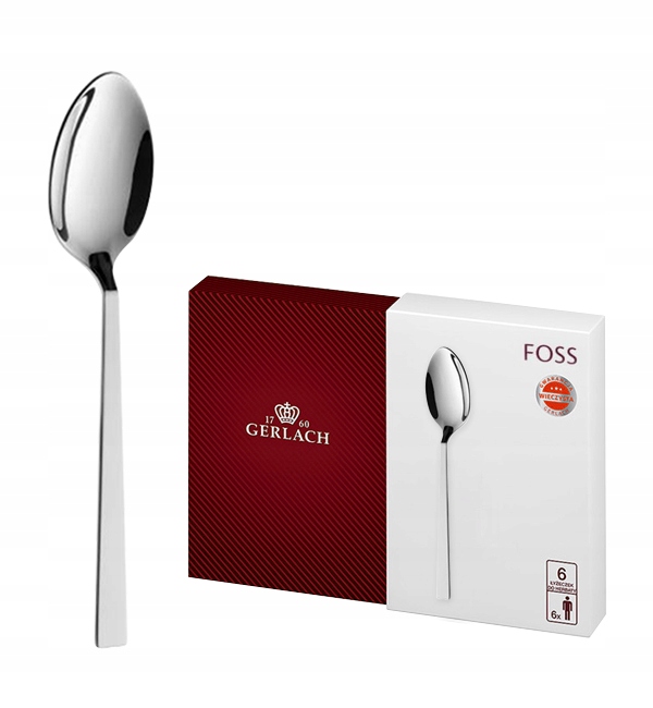 

Gerlach Foss Łyżeczki Do Herbaty Połysk 6 El