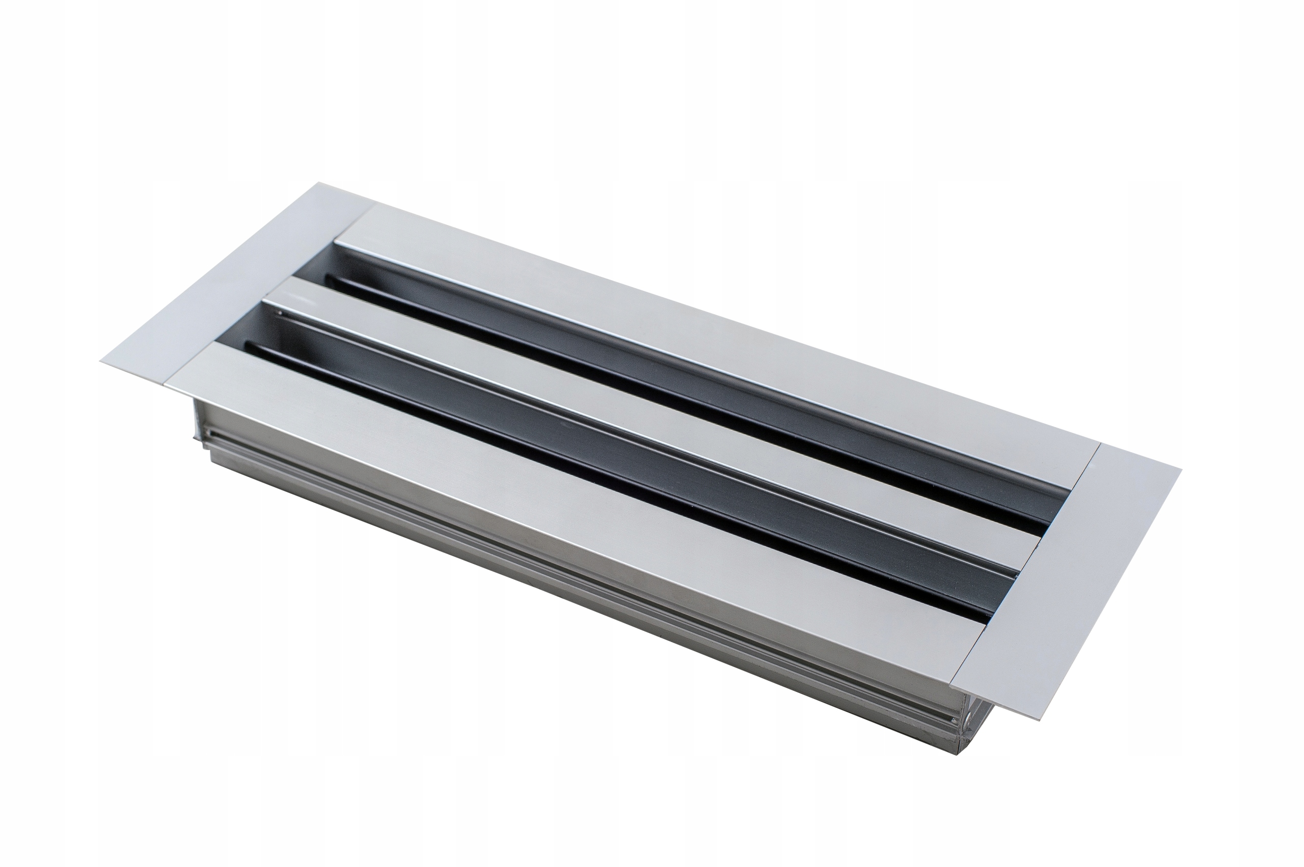 Lineárny hliníkový dvojštrbinový štrbinový ventilátor 300x104 mm Lds 91043