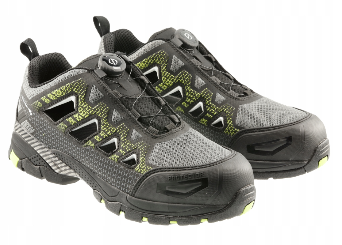 Paglau sandały ochronne Lace System S1PS Sr Fo czarno/zielone 43 Hoegert