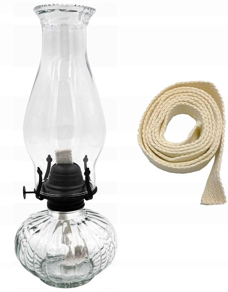 LAMPA NAFTOWA Z KNOTEM 550ml + ZAPASOWY KNOT 50cm