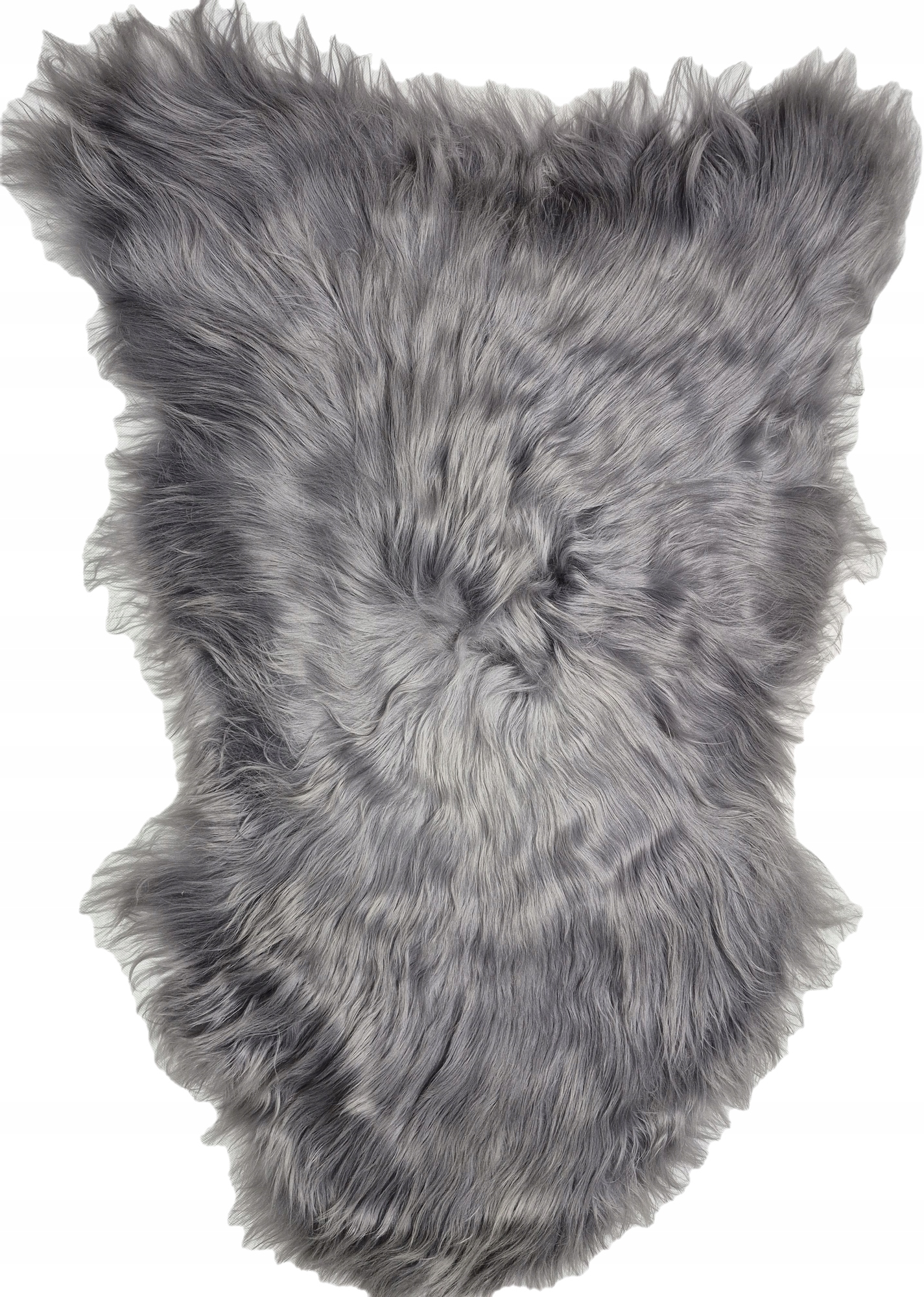 Ovčia koža – Island – Šedá/Popolavá – Prírodná – Farbená Sypké vlasy