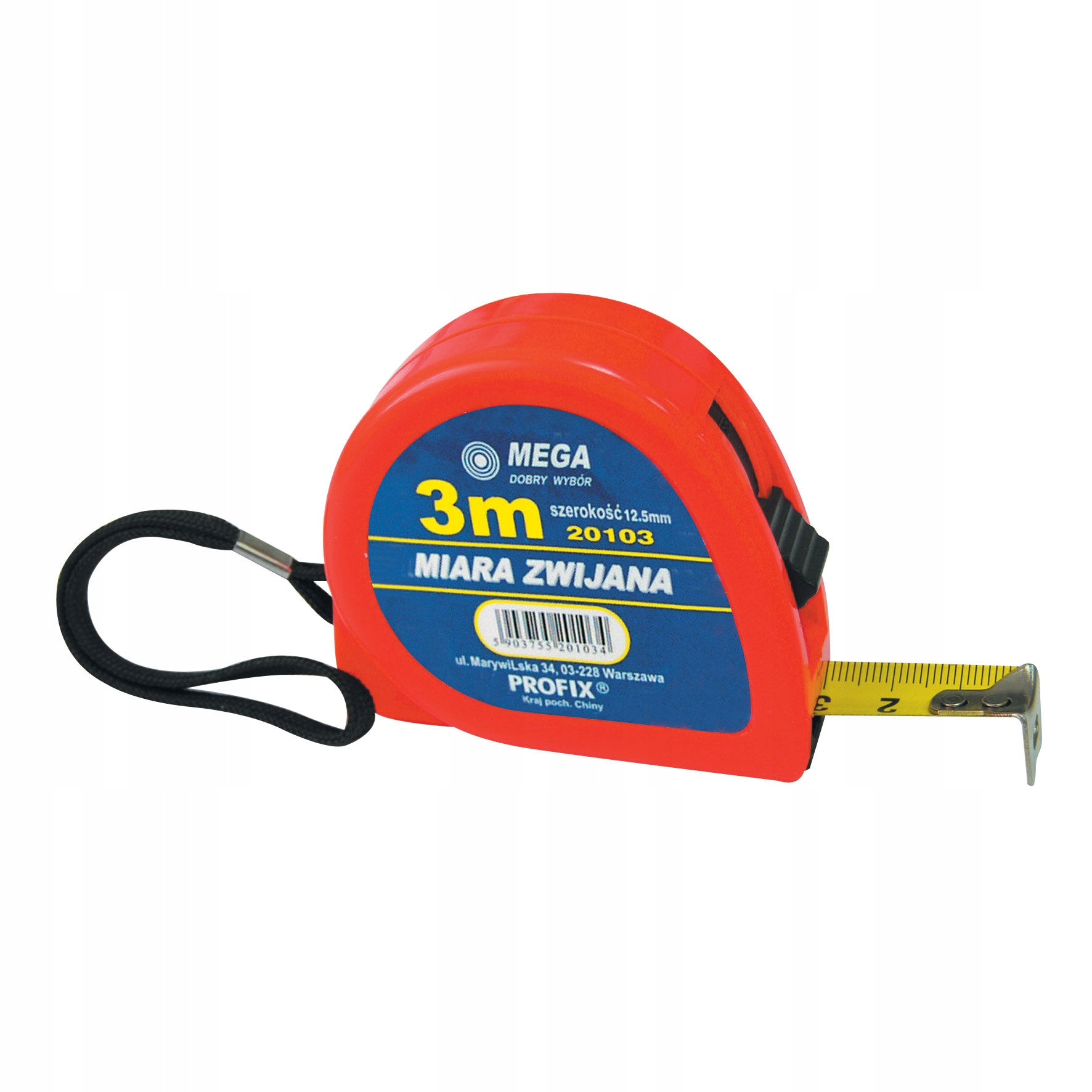 

Miara Zwijana 3M/13MM Taśma Stal Biała Lub Żółta,