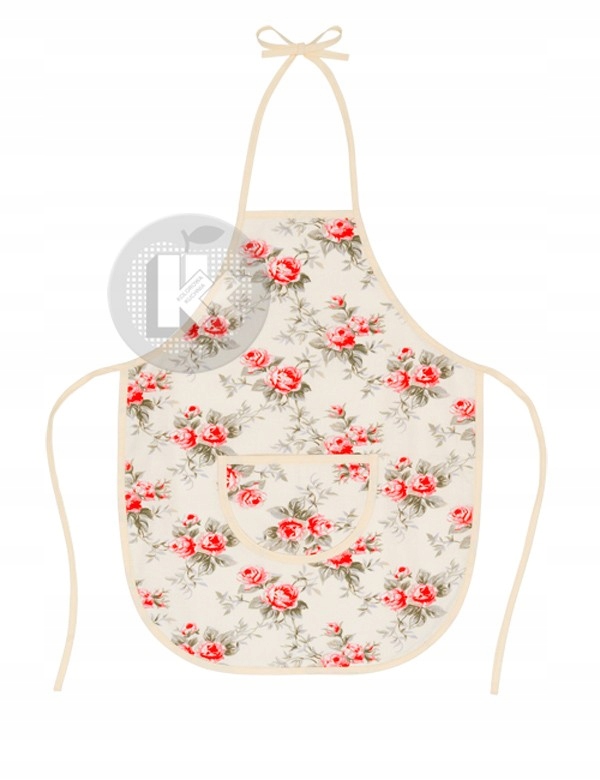 

fartuszek dziecięcy mały w róże 2