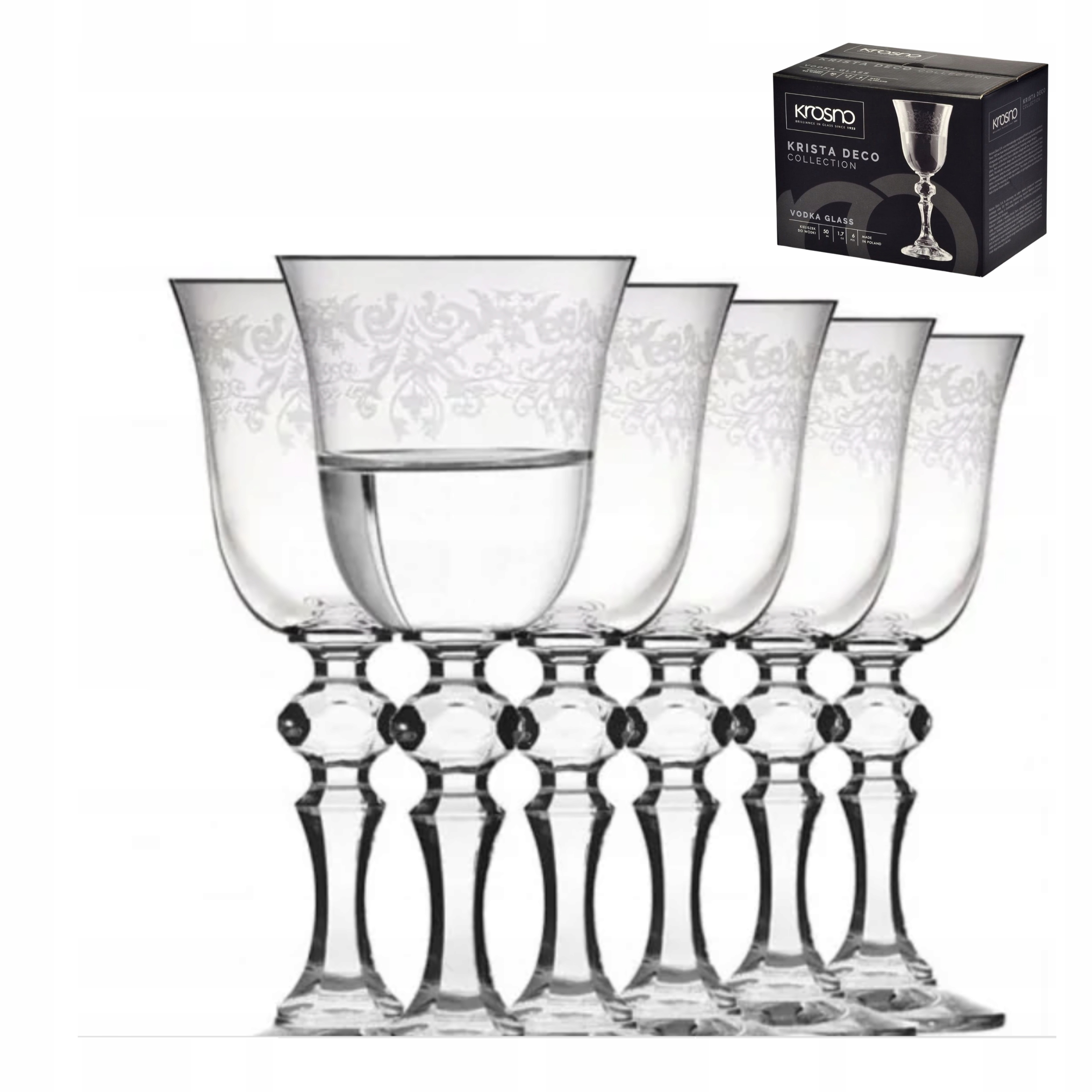 Komplet Skleniček Na Vodku Liker 50 ml 6 Ks