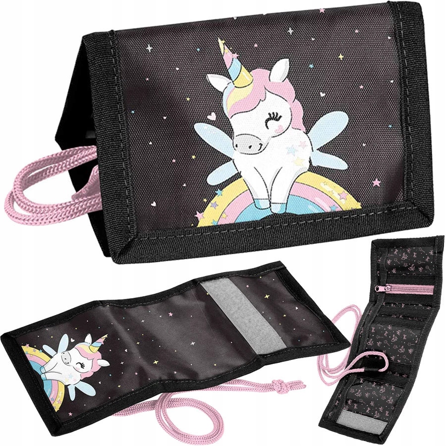 

Portfel Portfelik Szkolny Unicorn Jednorożec