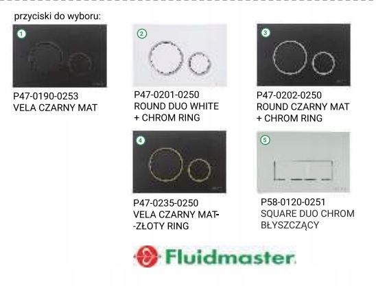 FLUIDMASTER ECO BOX Zestaw stelaż+miska LAVITA SOFI+przycisk Wysokość stelaża 113 cm