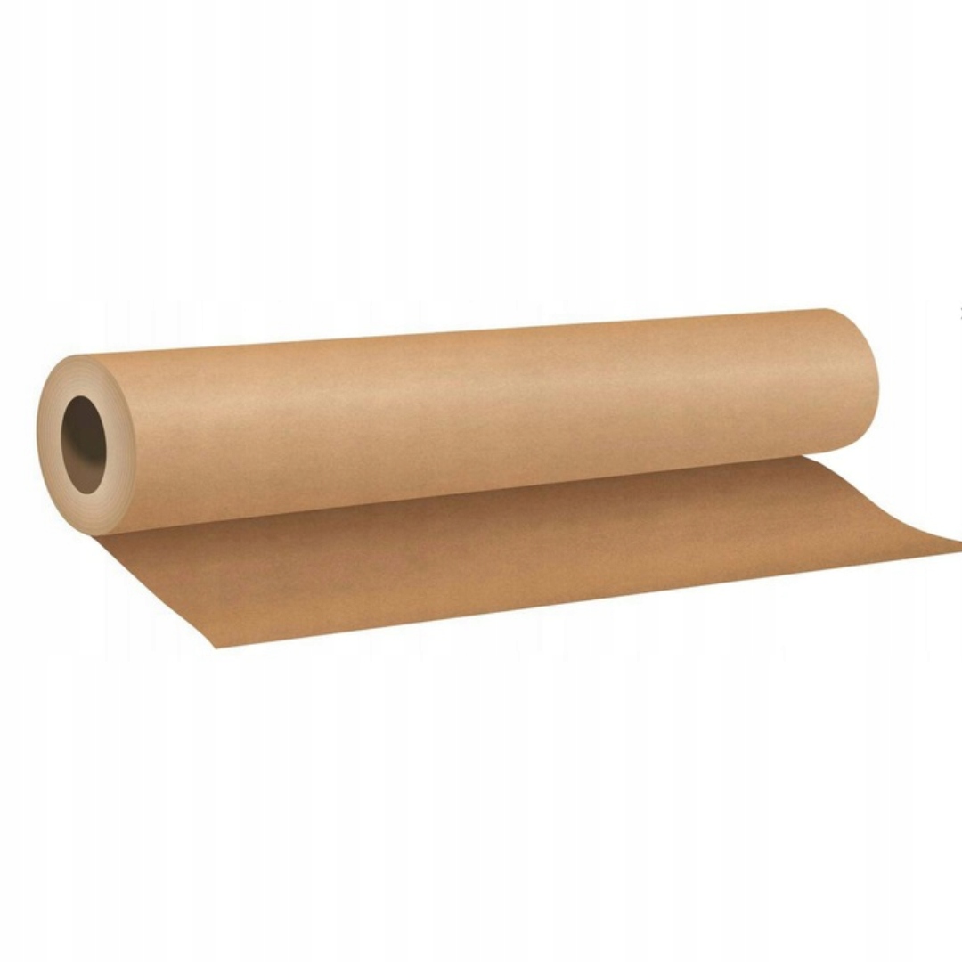 PAPIER DO PIECZENIA BRĄZOWY DWUSTRONNY 38cm x 50m Marka inna