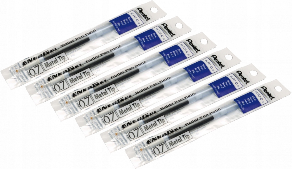 

Wkład wymienny Pentel EnerGel LR7 niebieski x 6