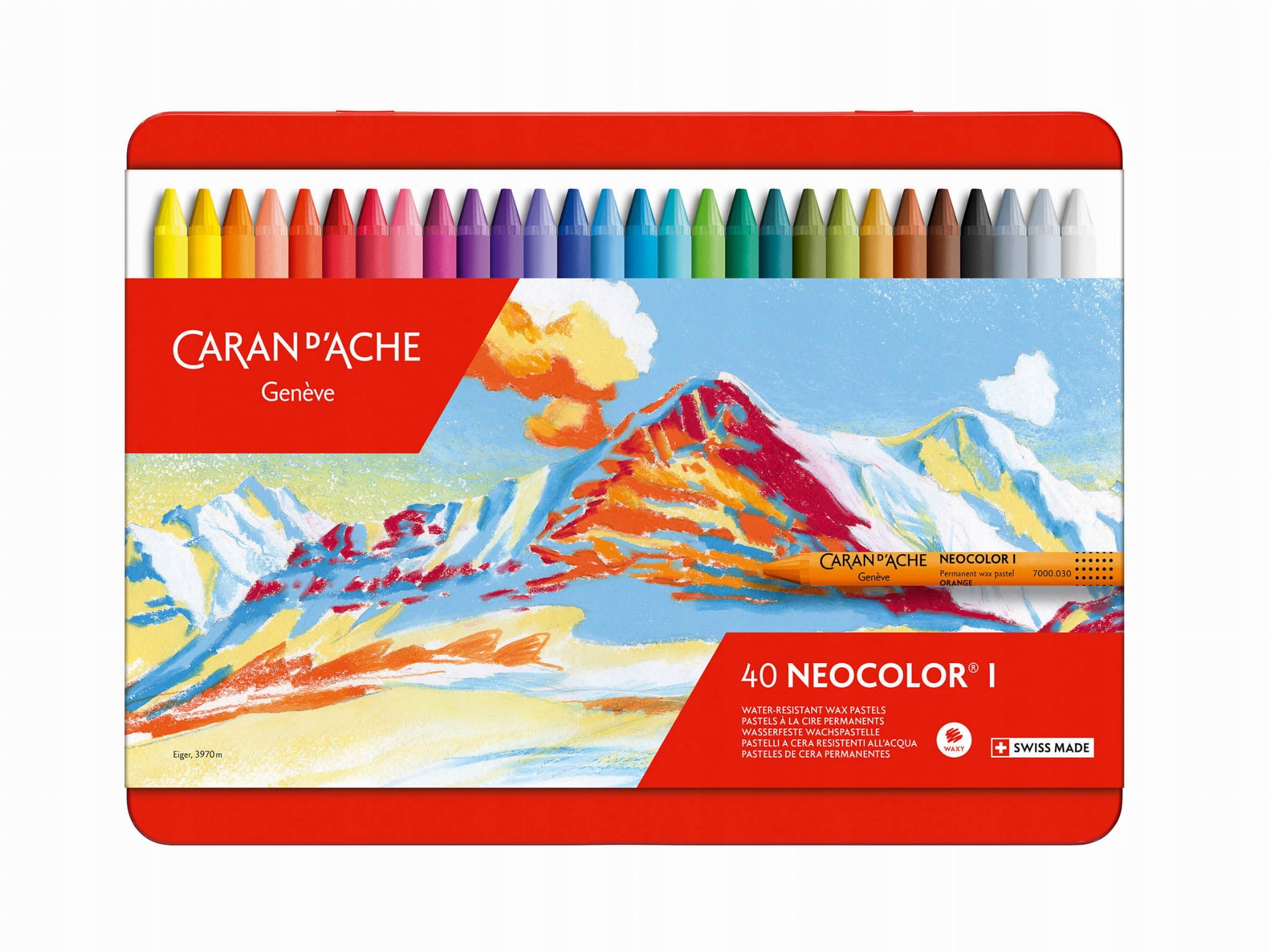 Pastely Caran d'Ache Neocolor I 40 barev