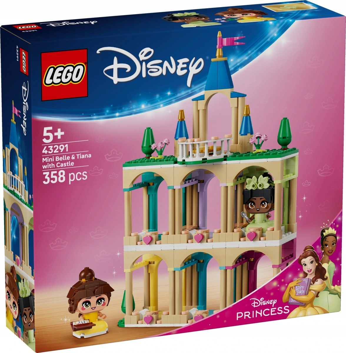 Lego Stavebnice Disney 43291 Malá Bella a Tiana se zámkem
