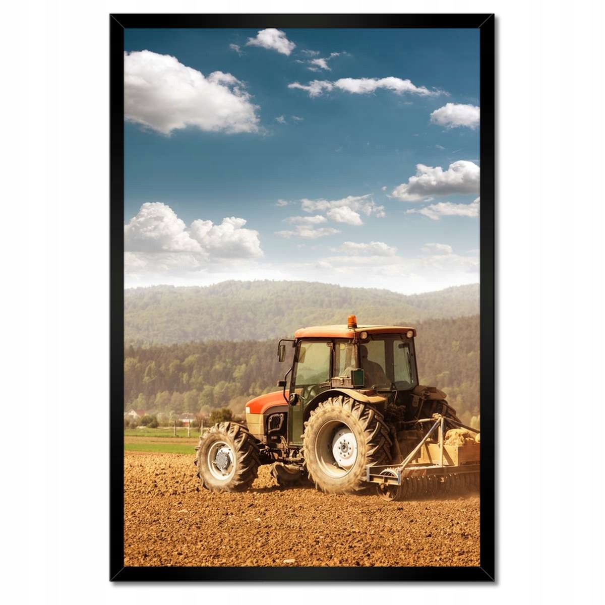 Plakáty v rámu 40x60 Zemědělství s traktorem