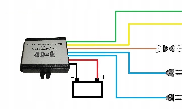 Moduł świateł dziennych,regulacja,coming home,SD-2 Numer katalogowy części Moduł świateł dziennych