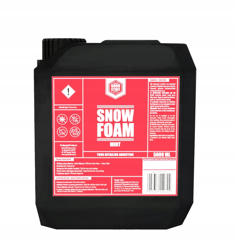 Good Stuff Snow Foam Mint 5L EAN 5907618140324