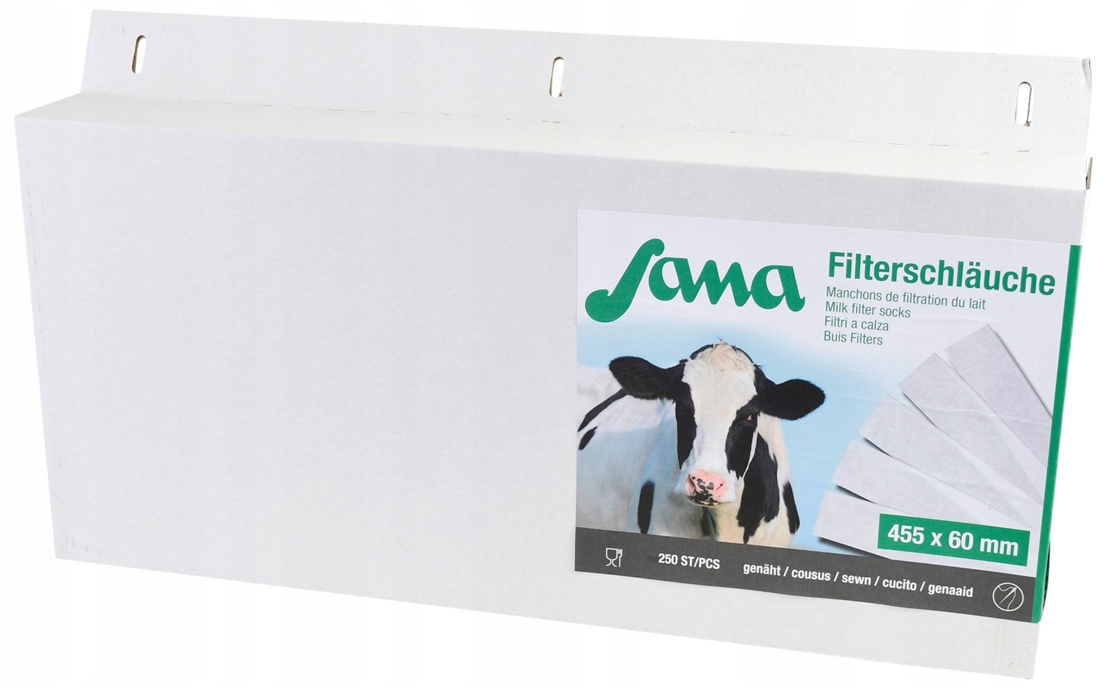 Trubkové Filtry Na Mléko Pro Skot Sana Šité Různé Vel 455 x 57 mm Kerbl