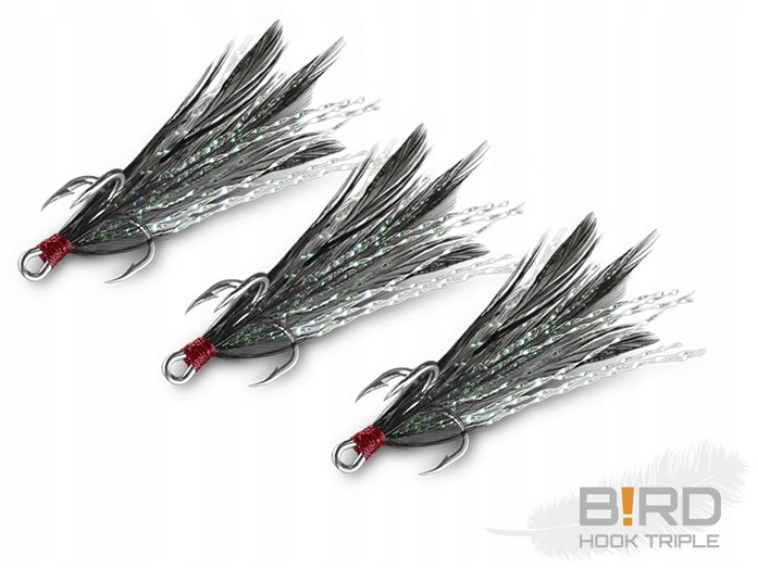 Kotwica z czarnym Chwostem Delphin Bird 6 3szt