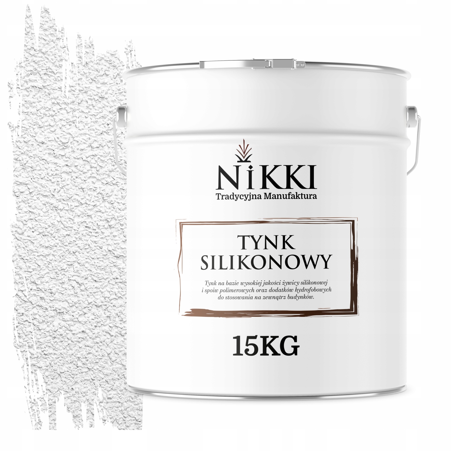 Silikonová Omítka Fasádní Bílá Teplá F101 15KG Struktura "beránek" Zrno 3.0mm