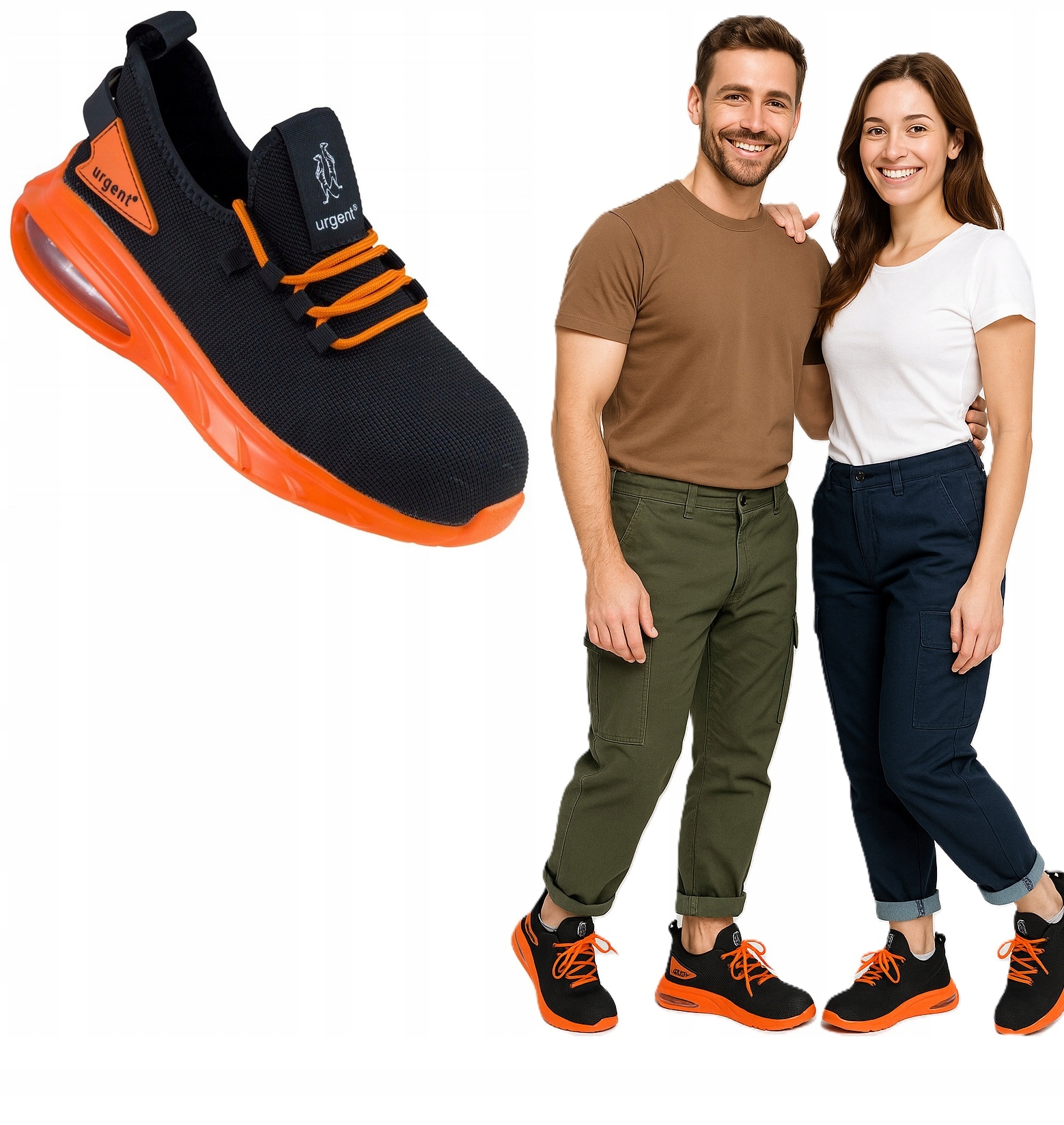 buty robocze męskie z podnoskiem Air lekkie oddychające Urgent 229 S1 r. 42