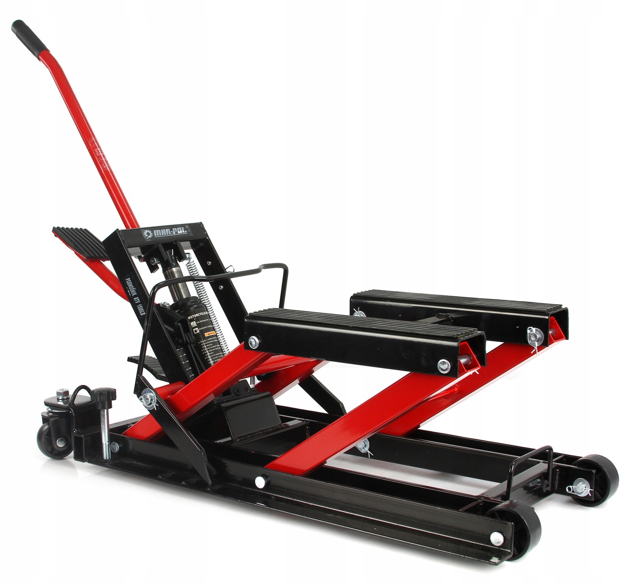 PODNOSNIK SERWISOWY ATV 680kg 1500lbs MOTOCYKLA Minimum Lifting Height 120 mm