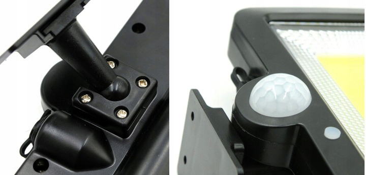 HALOGEN LAMPA LED SOLARNA PANEL Z CZUJNIKIEM RUCHU Źródło światła LED