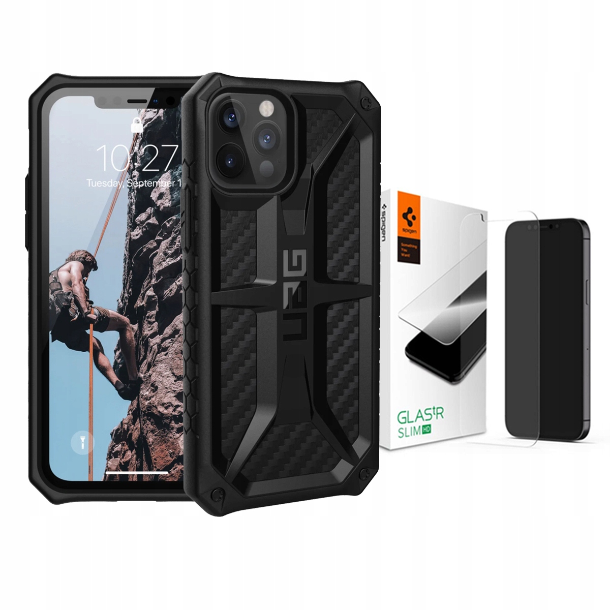 

Uag Monarch Etui Do Iphone 12/12 Pro +szkło Spigen