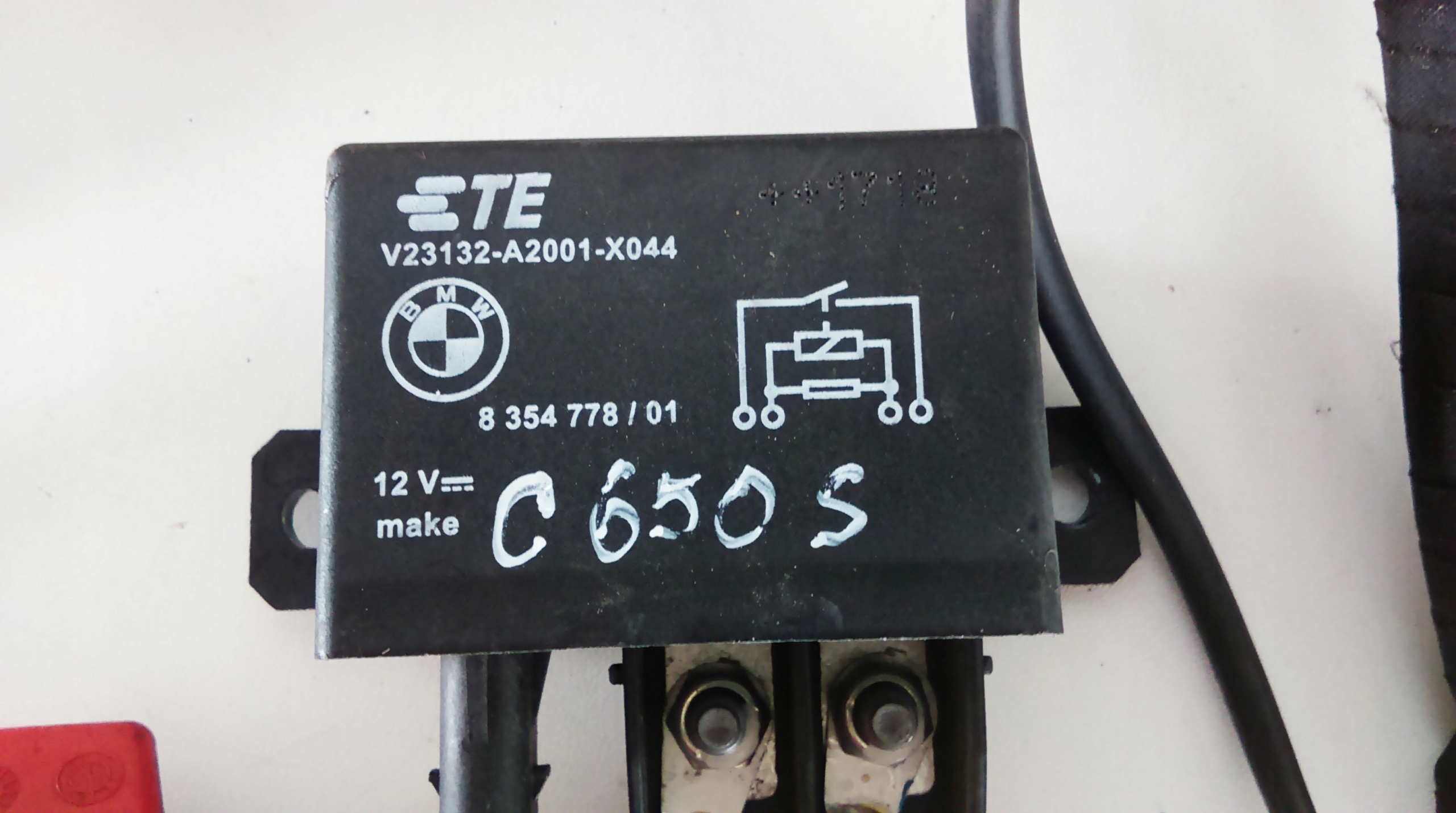 123451854 - BMW C 650 SPORT реле стартера