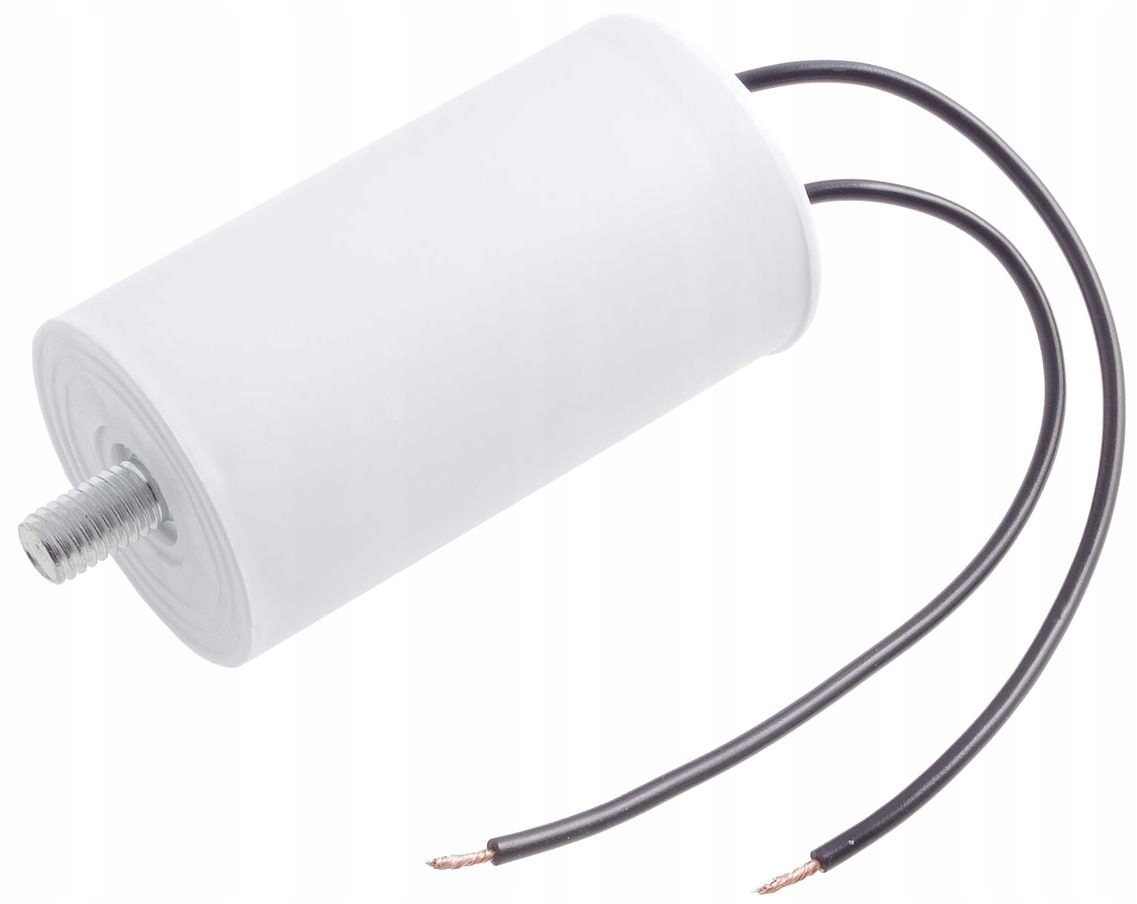 Kondensator rozruchowy do silnika, 50uF 450VAC, przewód, KS50/450 P
