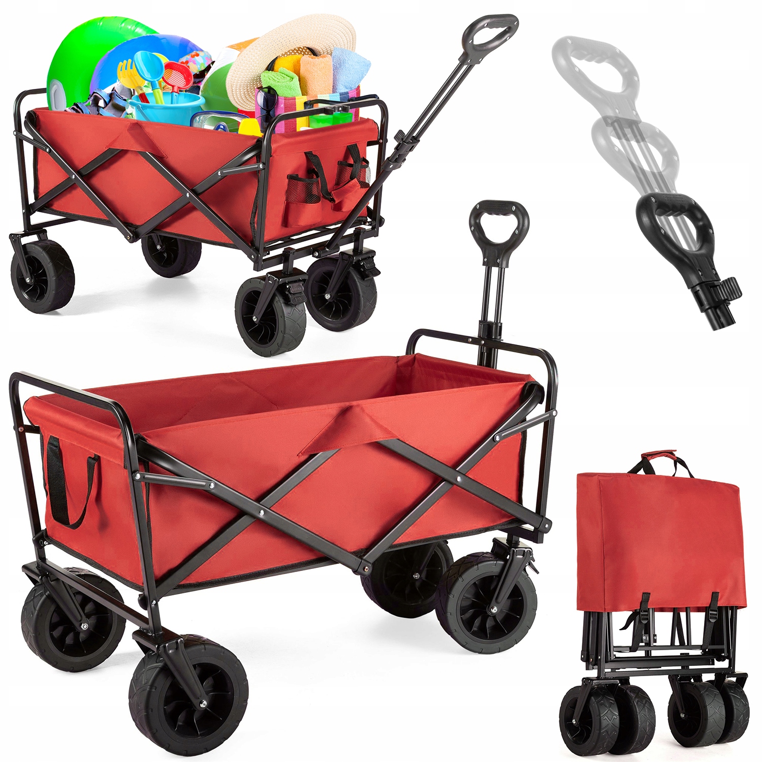 Skládací Plážový Turistický Vozík 100 L Outtec