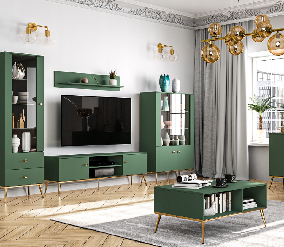 Meblościanka Zestaw Mebli Do Salonu 2 Labrador FRESTO ML