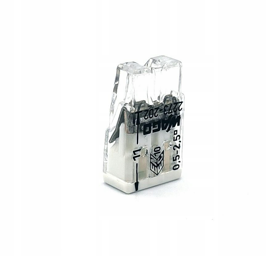 

Szybkozłączka Wago 2x 0,5-2,5mm2 2273-202