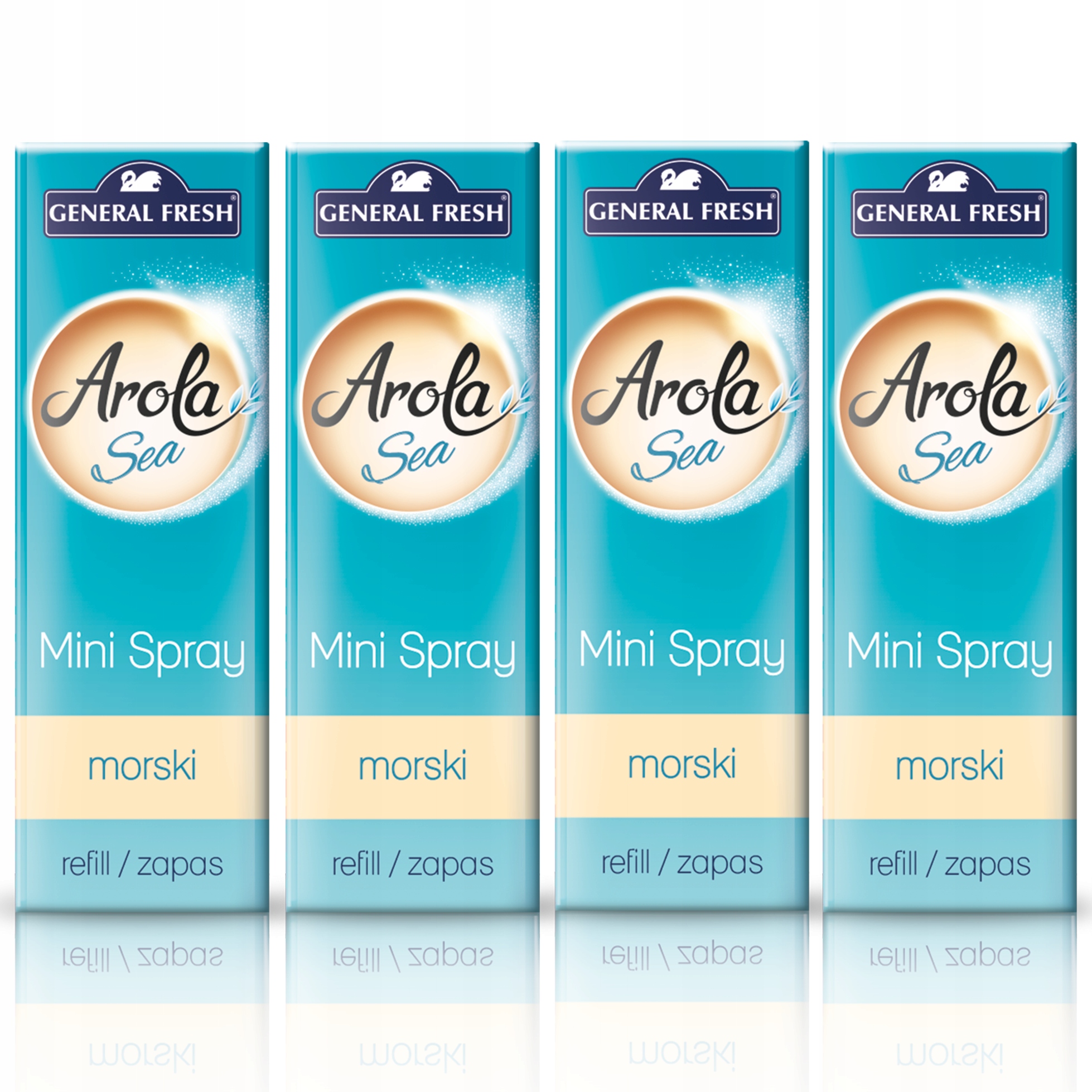 

General Fresh Mini spray Morze zapas x4