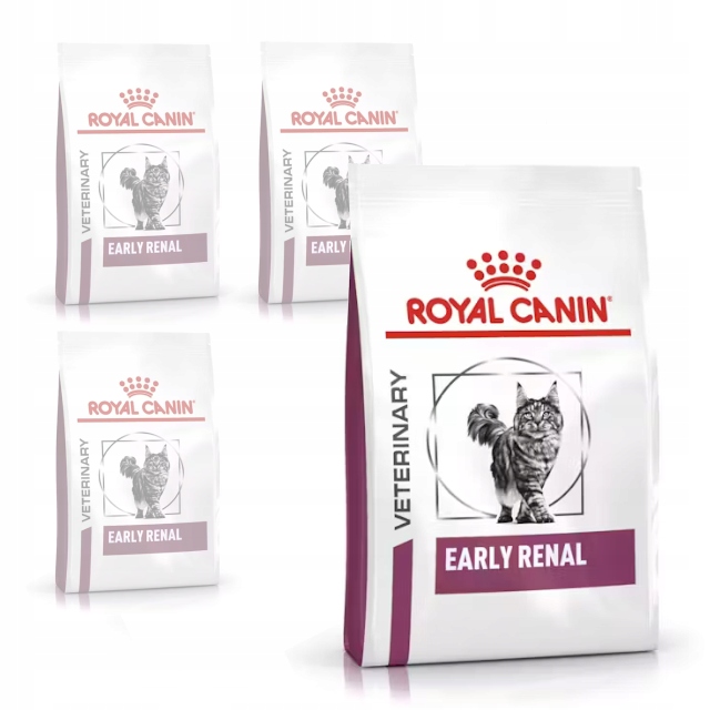 Royal Canin Veterinary Early Renal 4x400g Krmivo Pro Kočky kočky s poruchou funkce ledvin