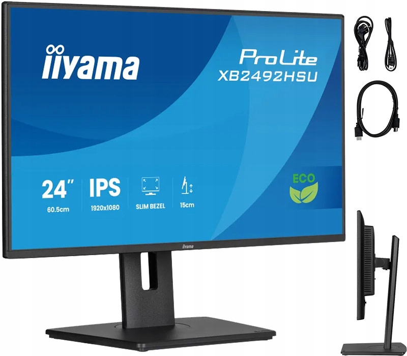 Monitor iiyama ProLite XB2492HSU-B1 24 Ips Led 120Hz Hdmi, Dp