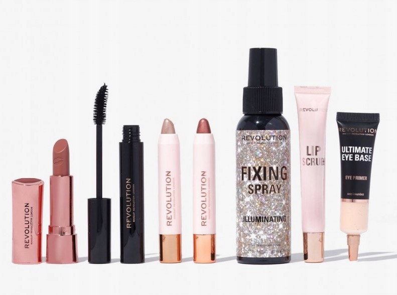 Адвент-календарь Makeup Revolution, 24 средства и аксессуара для макияжа лица, глаз и губ — фото 4