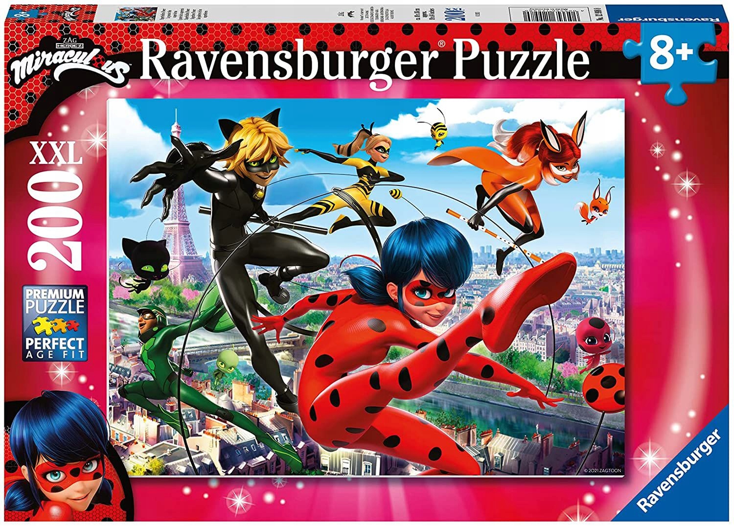 

Ravensburger 200 El. Miraculum. Biedronka I Czarny