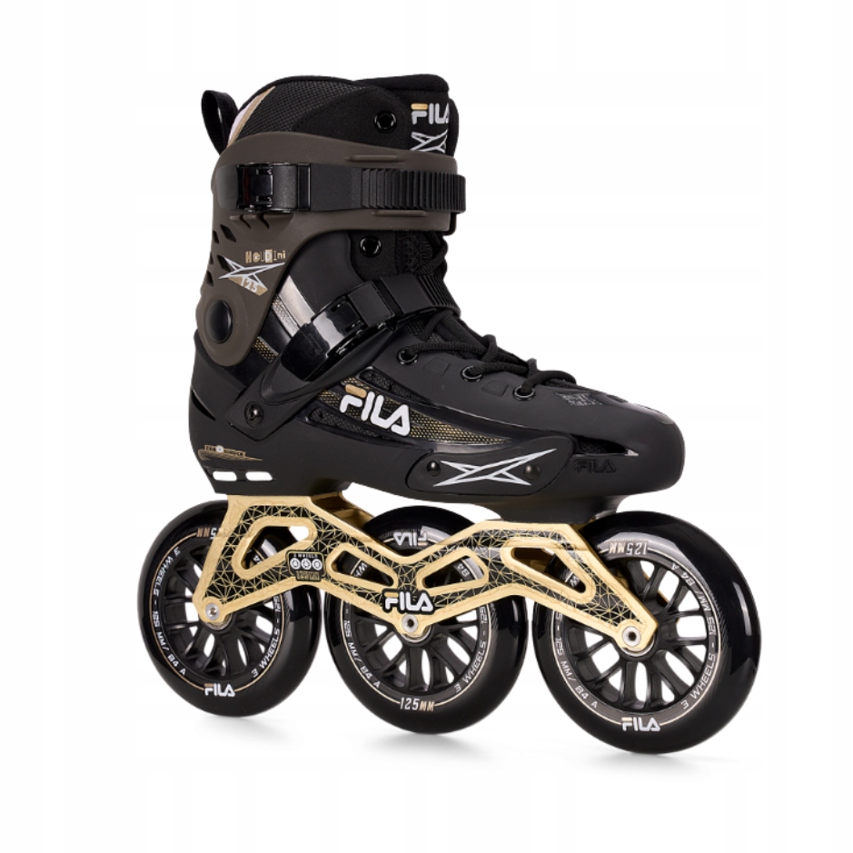 Fila Rolki Fila Houdini 125 Black/Gold, 10.0, 44, 3x, 125