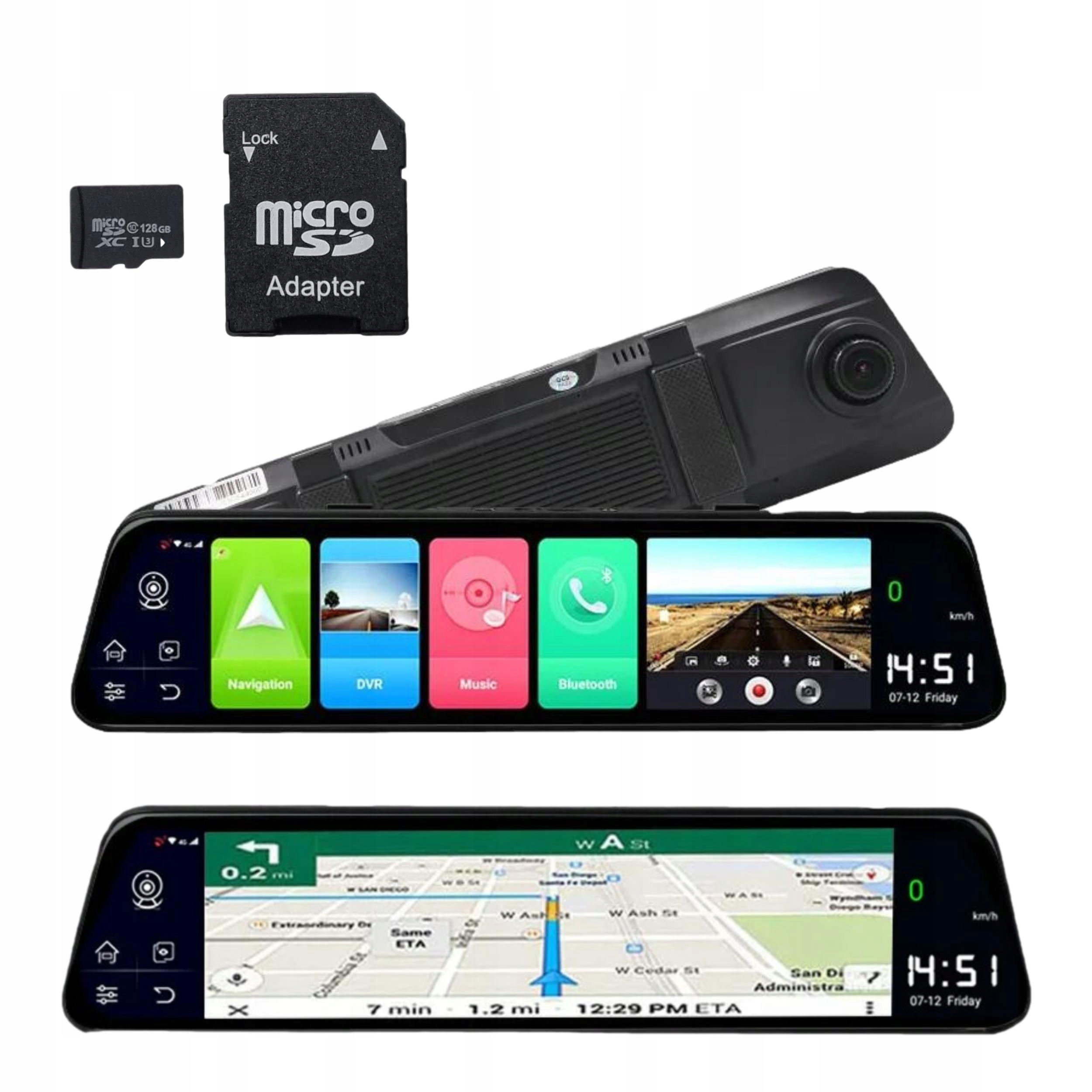 Car BUS KAMERA SAMOCHODOWA REJESTRATOR JAZDY ANDROID GPS GSM ADAS KARTA 64