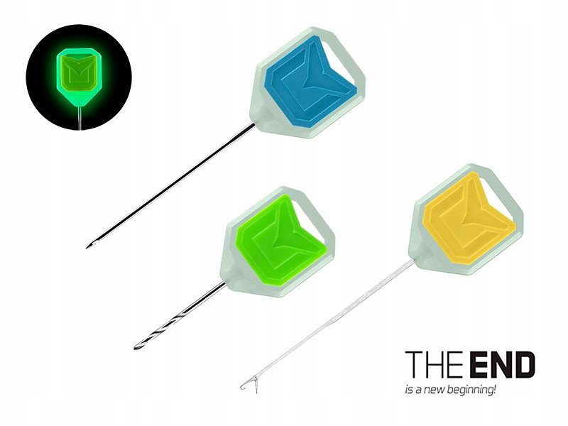 ZESTAW DELPHIN IGIEŁ I WIERTEŁ FLUO T-END GRIP 3XF