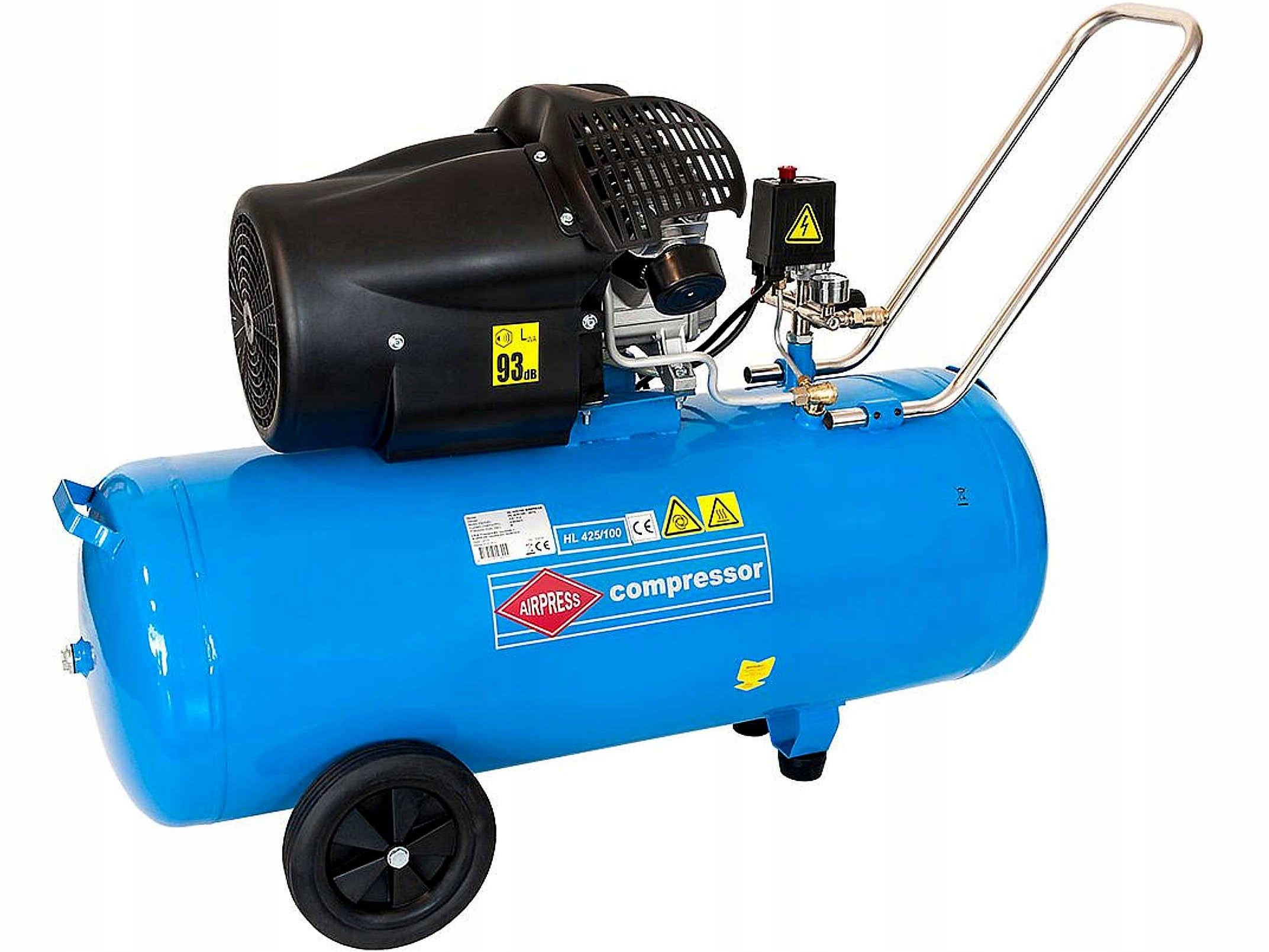 AIRPRESS SPRĘŻARKA TŁOKOWA HL425-100V 425L/MIN