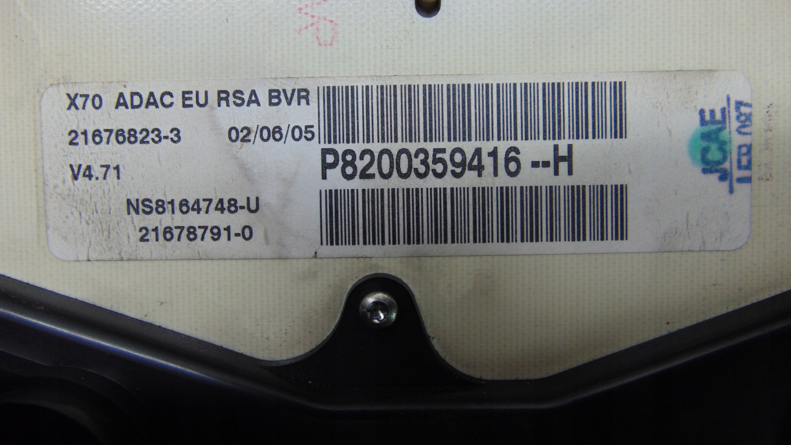 dials dials 3.0DCI MASTER II MOVANO II 03-10 ROK
