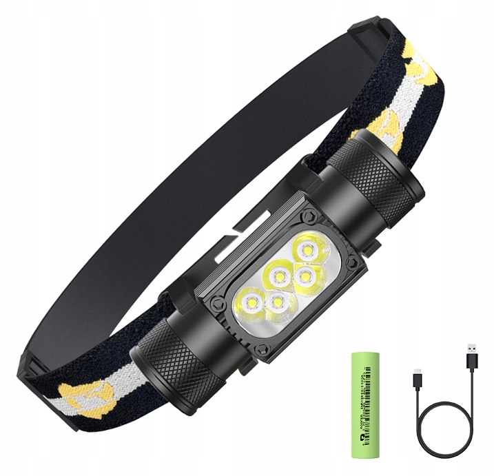 Premium! Latarka Czołowa maXvision H35B 1747lm Led 5*SST20 Led aku 18650