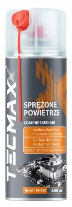 

Sprężone powietrze Tecmaxx 400ml+ rurka