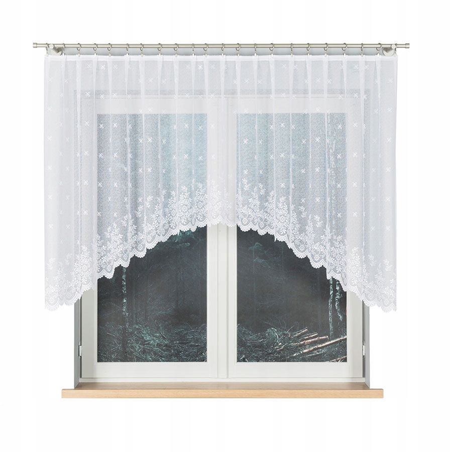 

Firanka gotowa żakardowa Karolina biała 300x120 cm