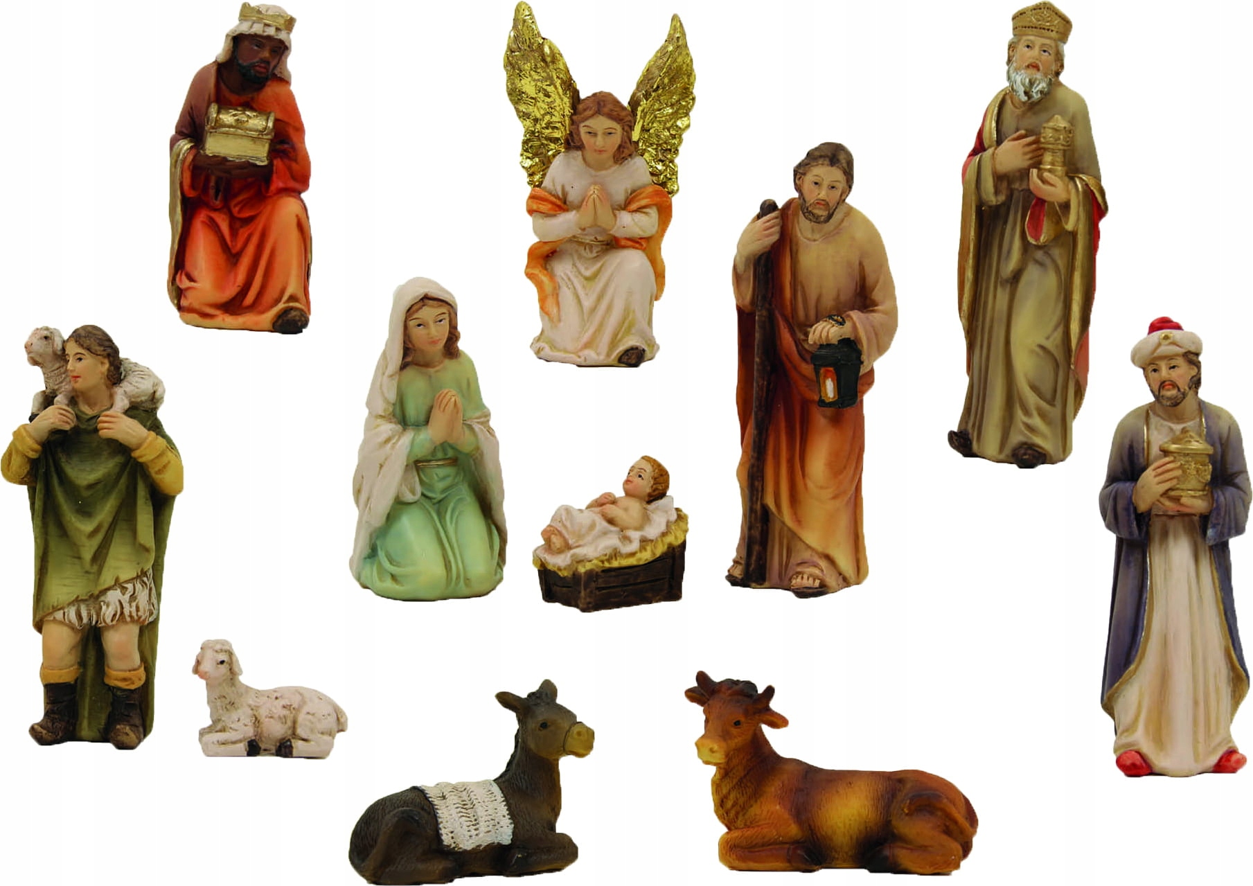 

Piękne Figurki do Szopki Bożon. 11-części 10cm