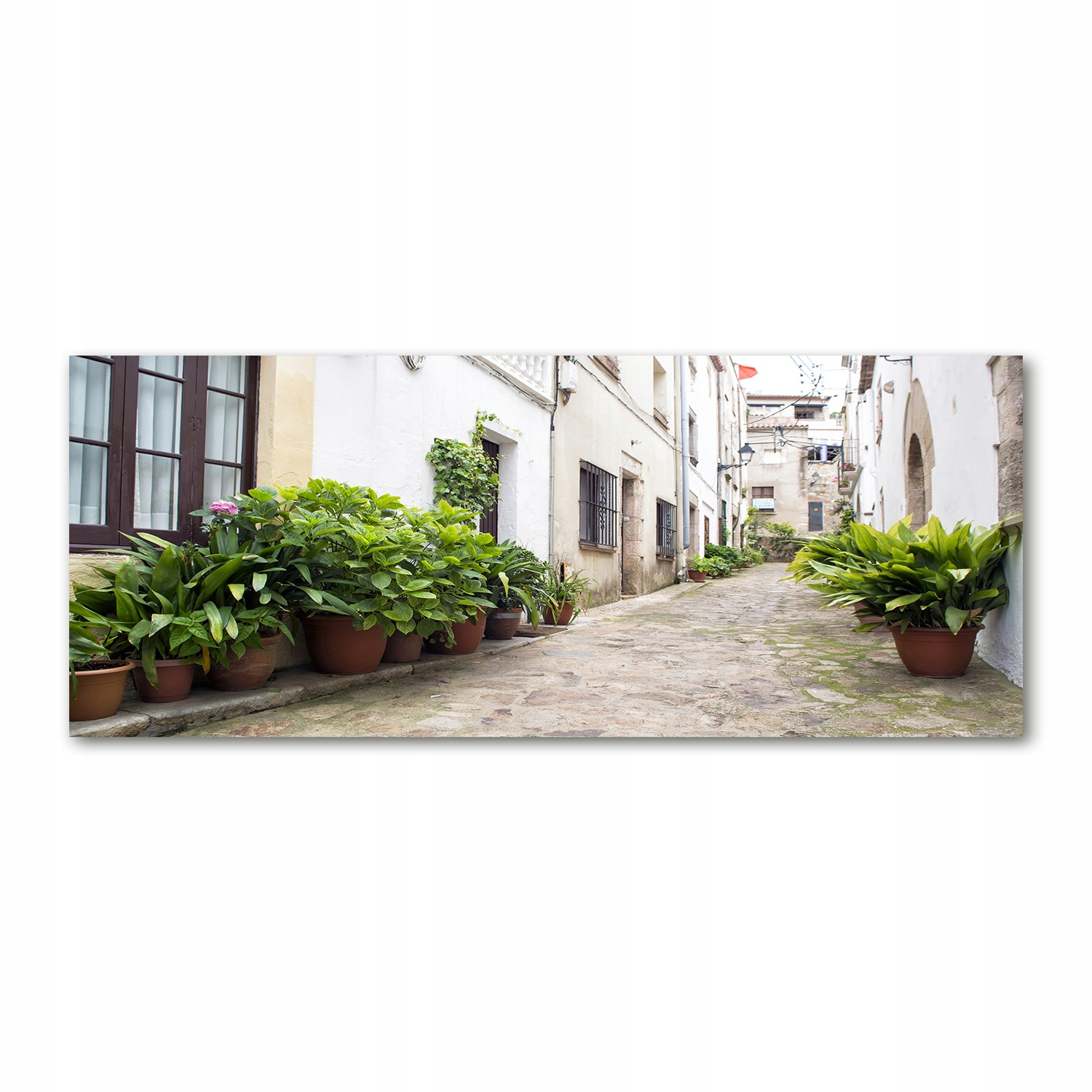 

Foto obraz szkło akryl Urokliwa uliczka 125x50 cm