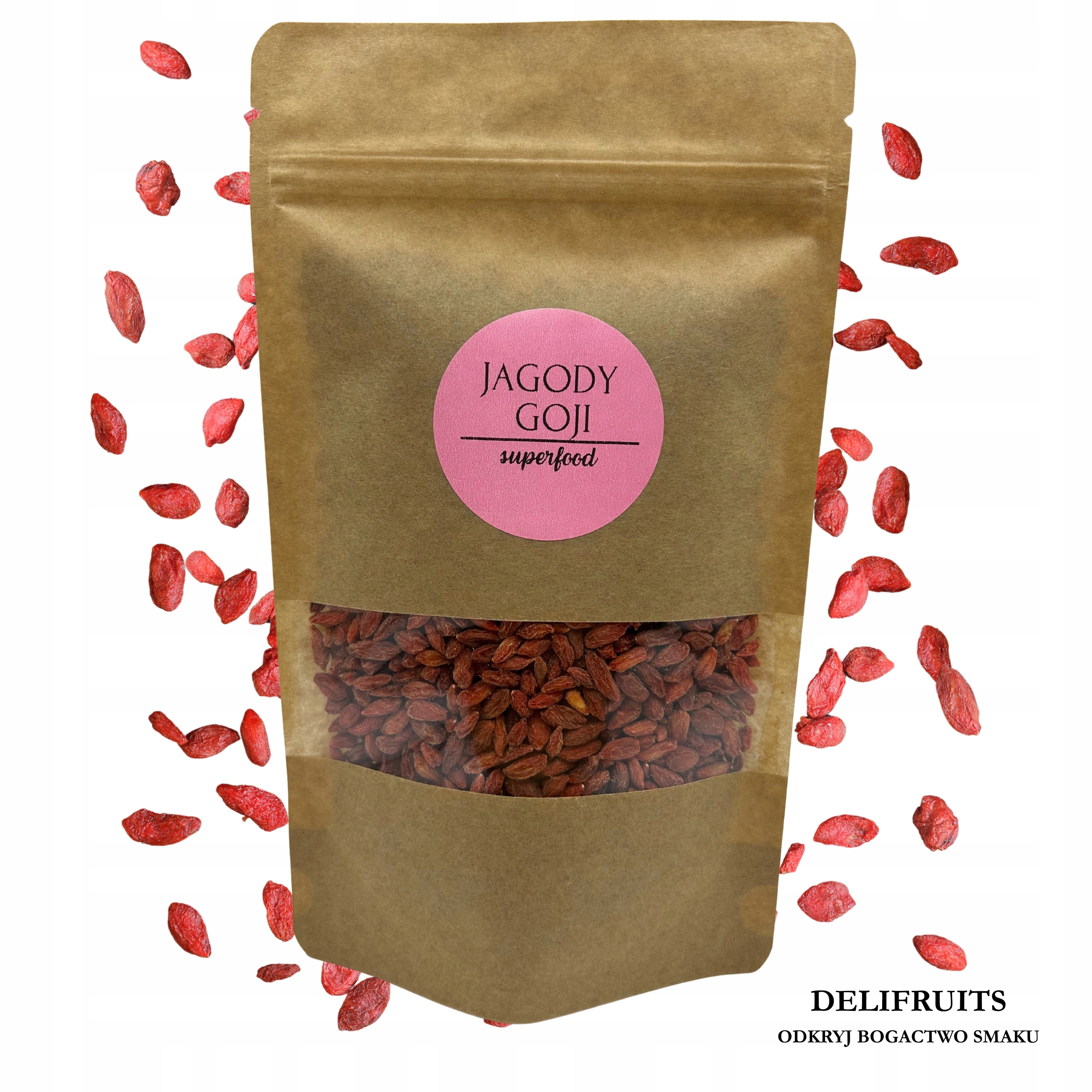 Levně Goji Sušené 2,5 Kg (2500 G) Superfood Premium Kvalita Delifruits