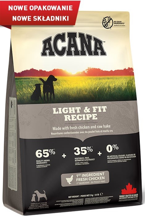 Acana Heritage Light And Fit 2kg