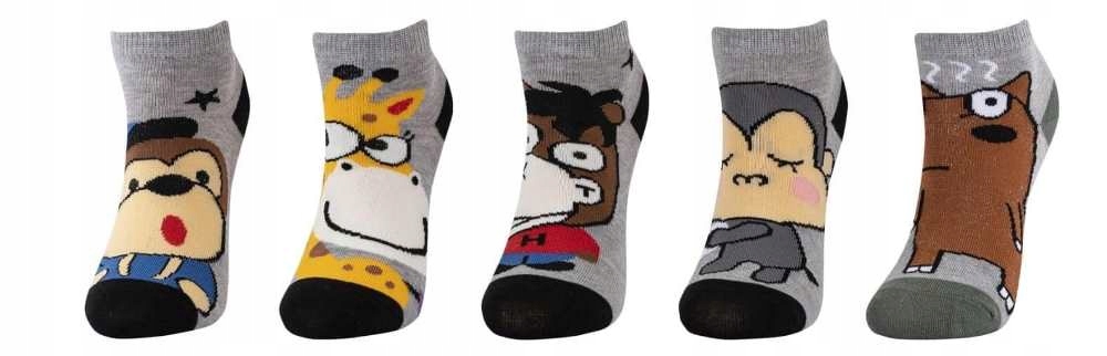 

Zestaw 5x Skarpetki Bawełniane Niskie _ 23-26