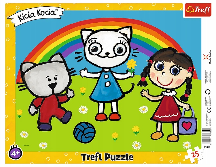 

Trefl Puzzle Ramkowe Dzień Kici Koci 25 El 31389