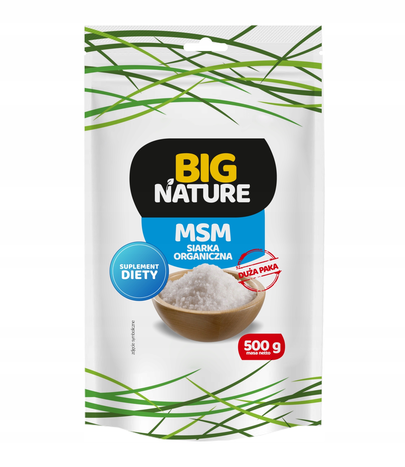 MSM Siarka Organiczna 500g SUPLEMENT DIETY  - BIG NATURE — 2