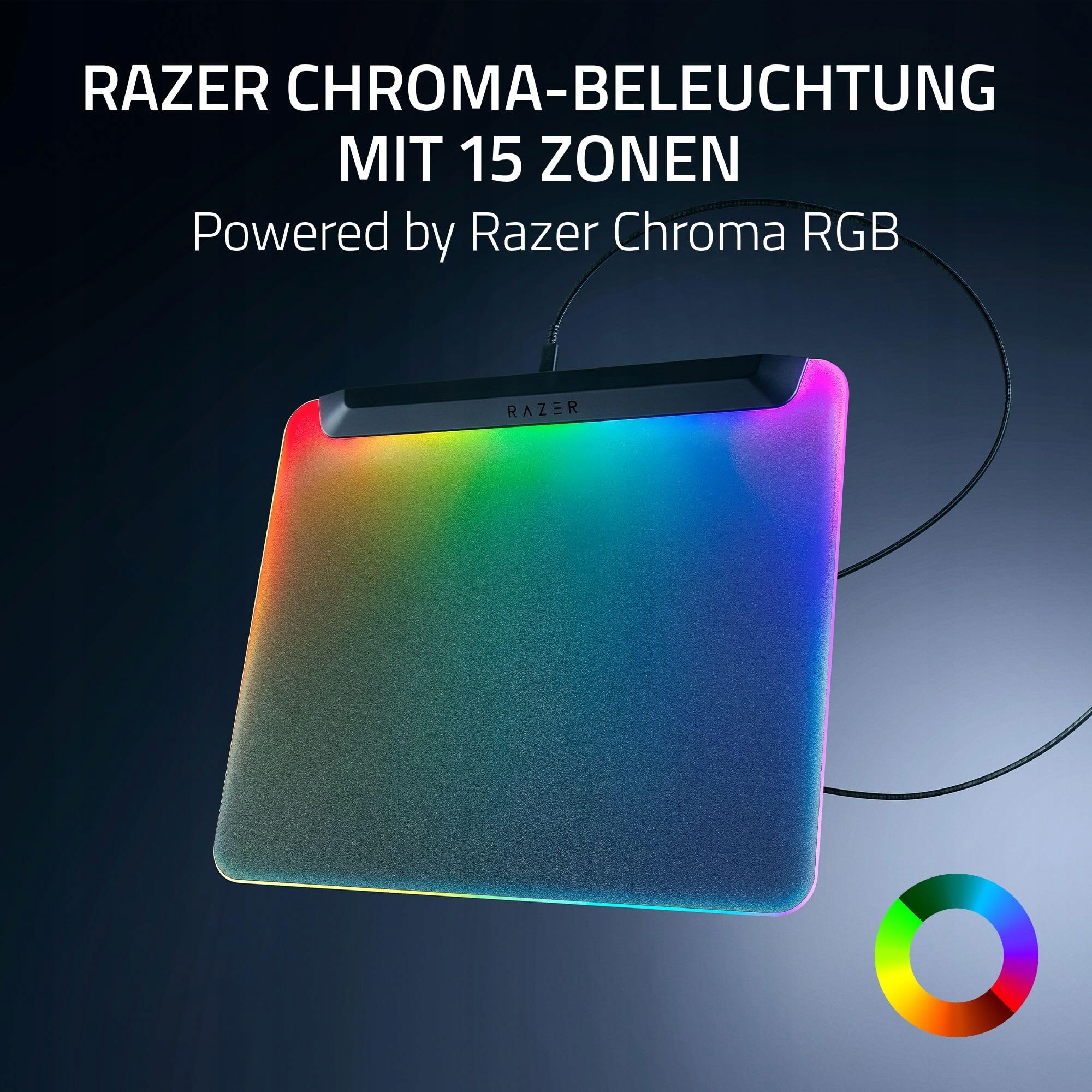 RAZER Firefly V2 Pro Podkładka Gamingowa RGB USB-C 15 Stref LED Czarna — miniatura 4